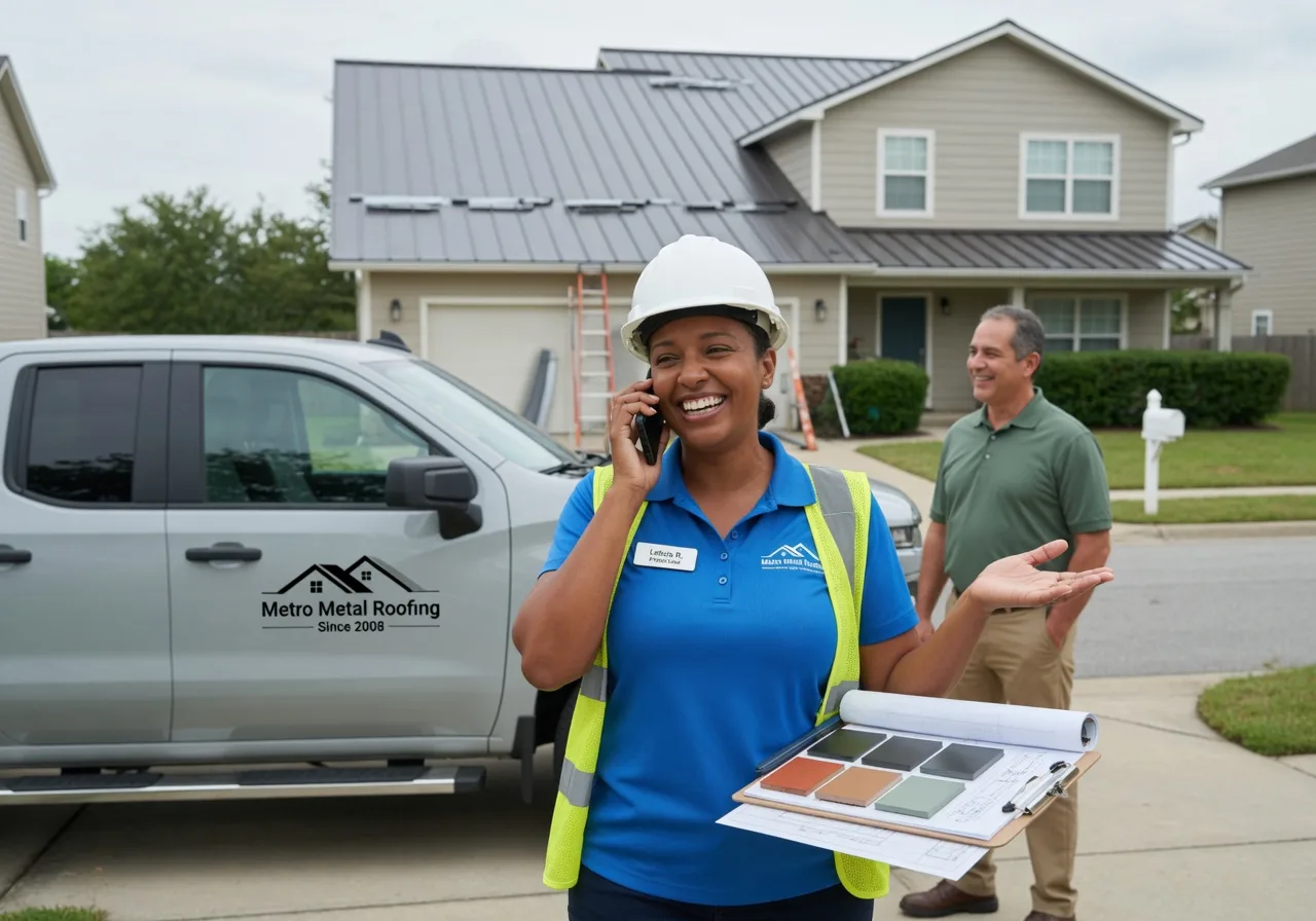 Storm Damage Metal Roof Repair in North Miami, OK